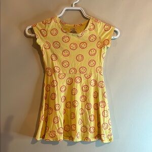 George Kids Yellow Smiley Dress